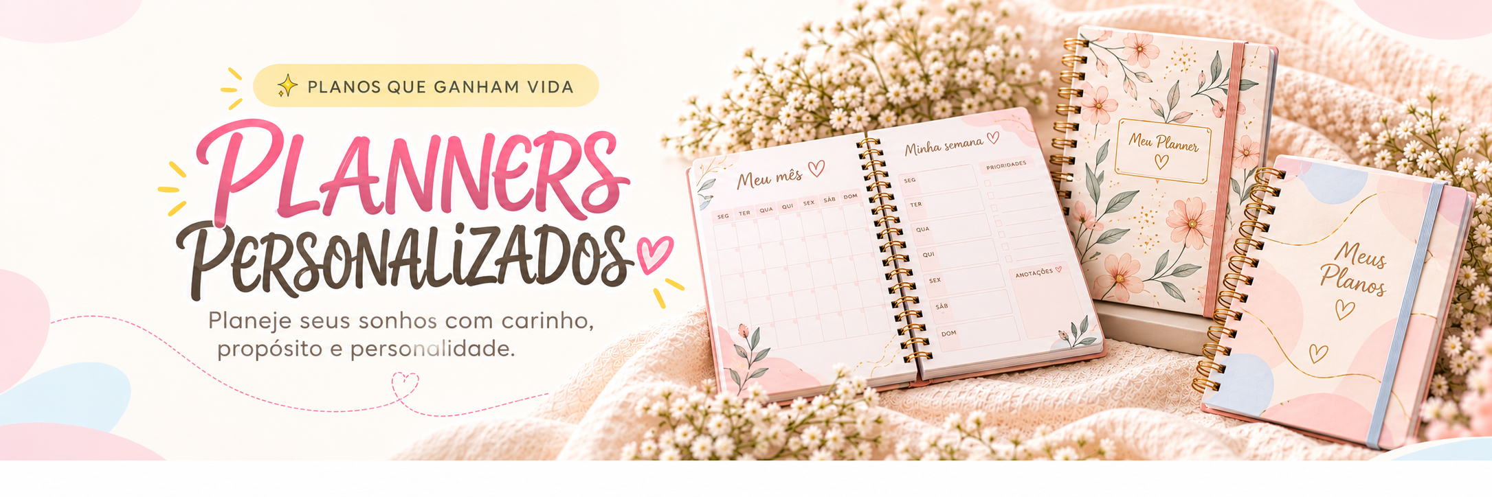 Planners Personalizados - Ateliê da Vovó Criativa